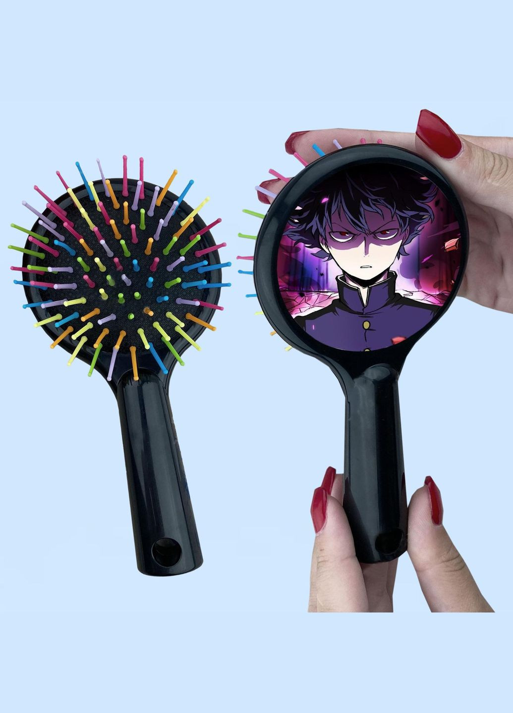 Расческа для волос Аниме Моб Психо 100 #0020 черный No Brand (315045464)