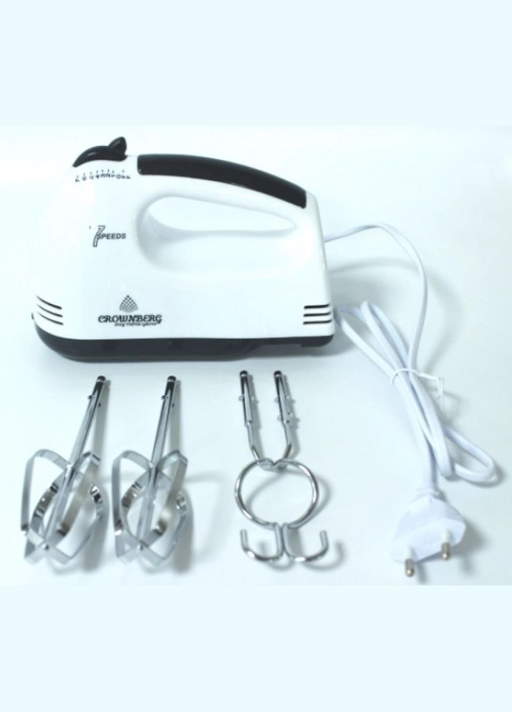 Бытовой миксер с чашей Белый 300W (1831249637) Crownberg CB-7321 (336380501)