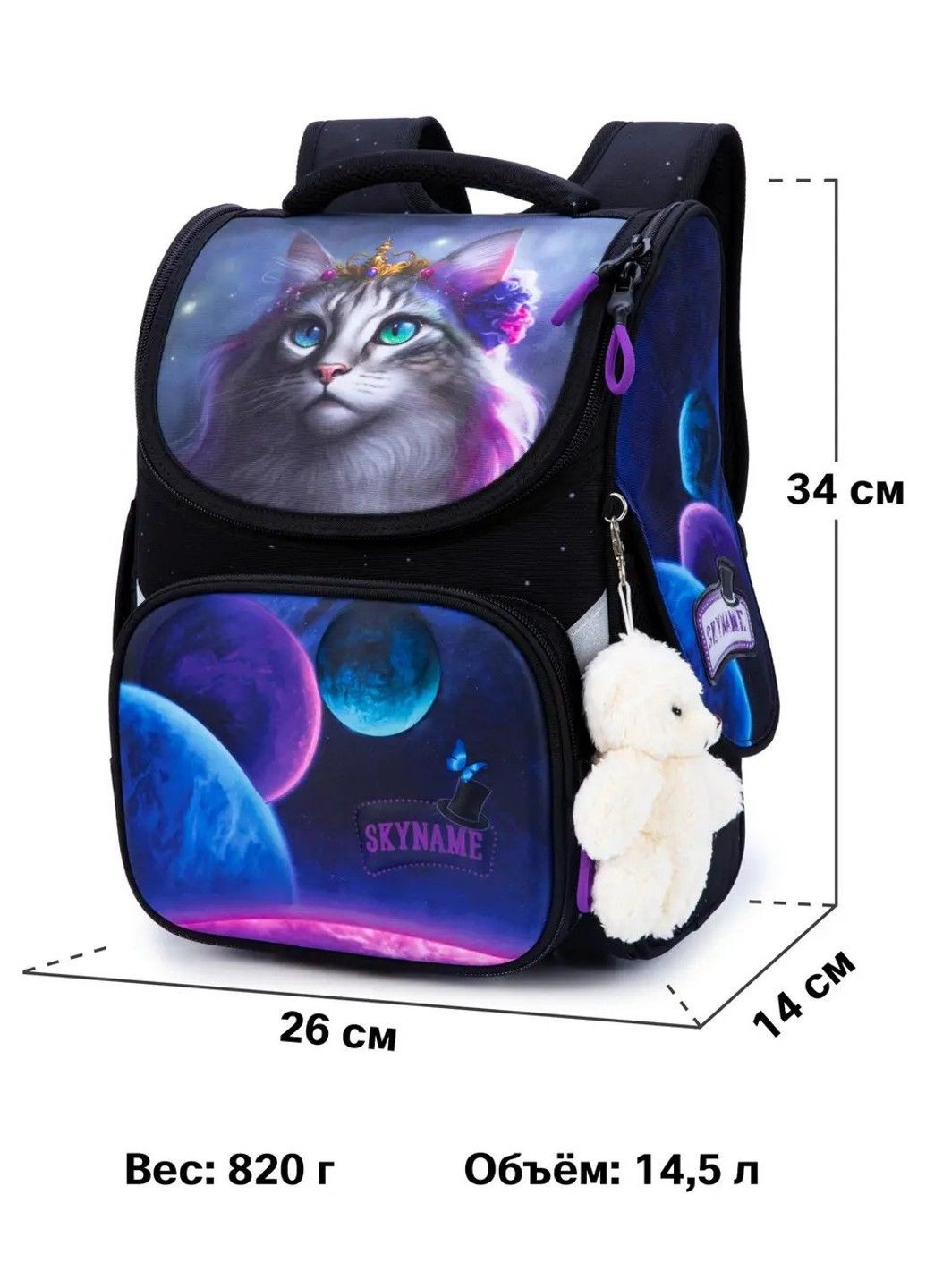 Ранец школьный для девочек SkyName 2098 Winner (331532366)