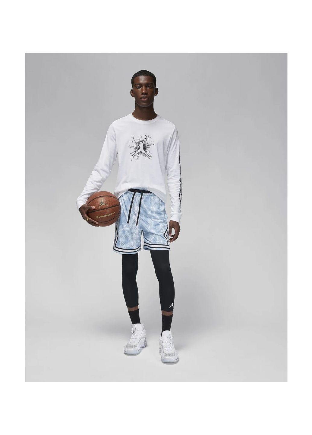 Мужские шорты Dri-Fit Sport Diamond Shorts Light Blue Air Jordan (366038938)