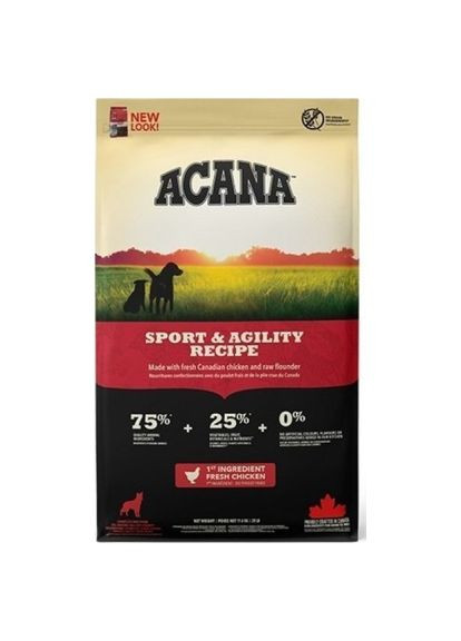 Сухой корм для собак Sport&Agility Recipe 11.4 кг (0064992530112) Acana Sport&amp;Agility Recipe 11.4 кг (370017111)