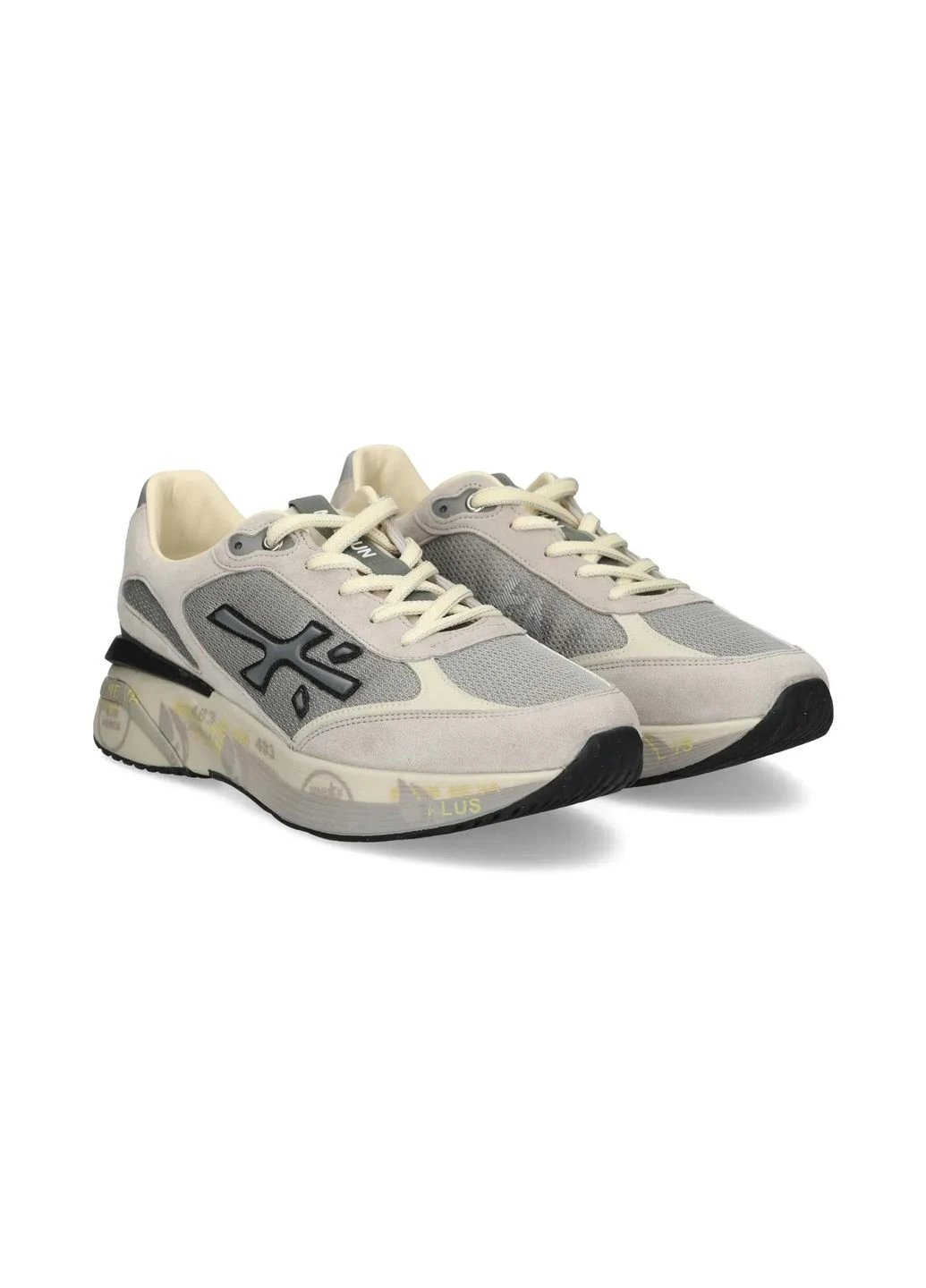 Сірі кросівки moerun grey var.7304 Premiata