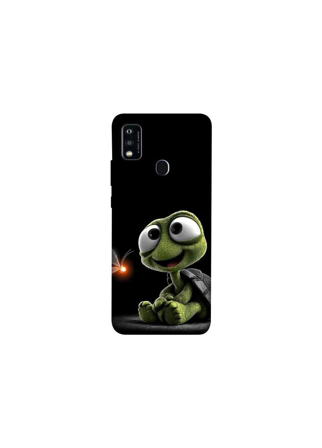 Чехол на ZTE Blade A51 Funny turtle Frontalka (379677392)