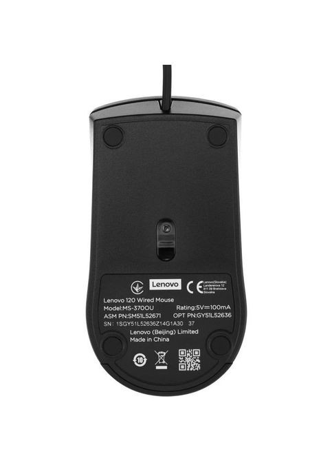 Мишка (GY51L52636) Lenovo 120 USB Black (316223024)