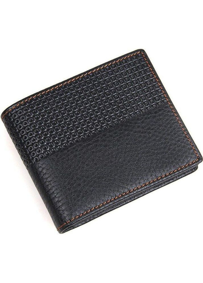 Гаманець чоловічий 14452 шкіряний Чорний Vintage (329149925)