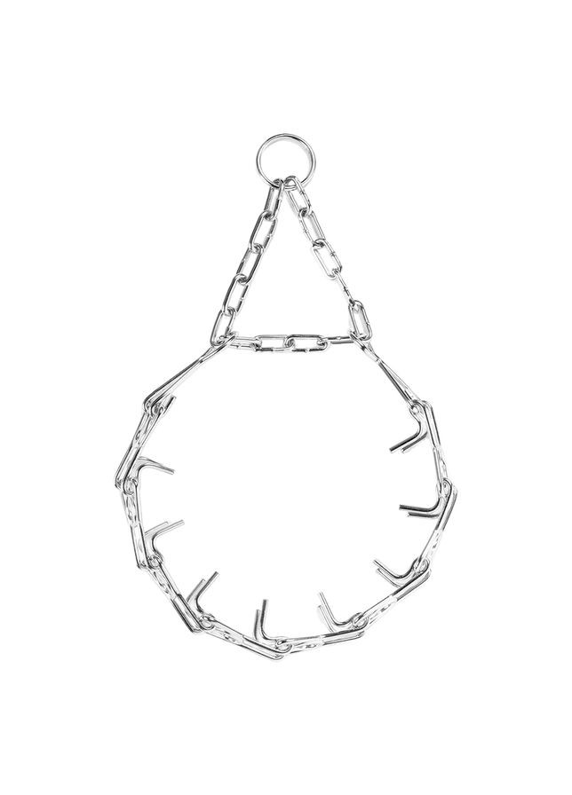 Нашийник хромований дротяний строгий середній, M, Ш 30 мм, Довжина 52 см Collar (330636125)