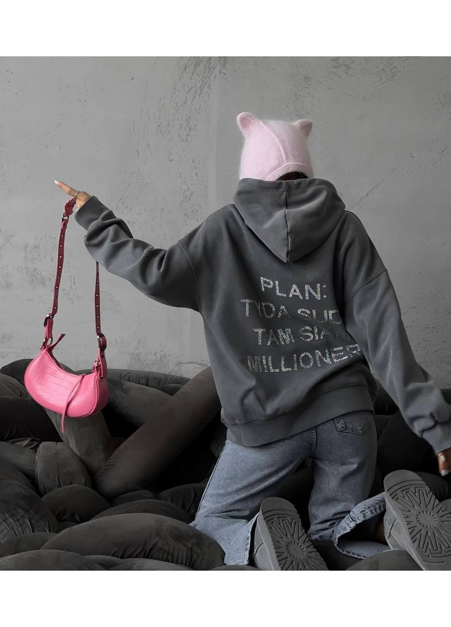 Стильное женское худое "Plan: Millioner" Україна (355803381)