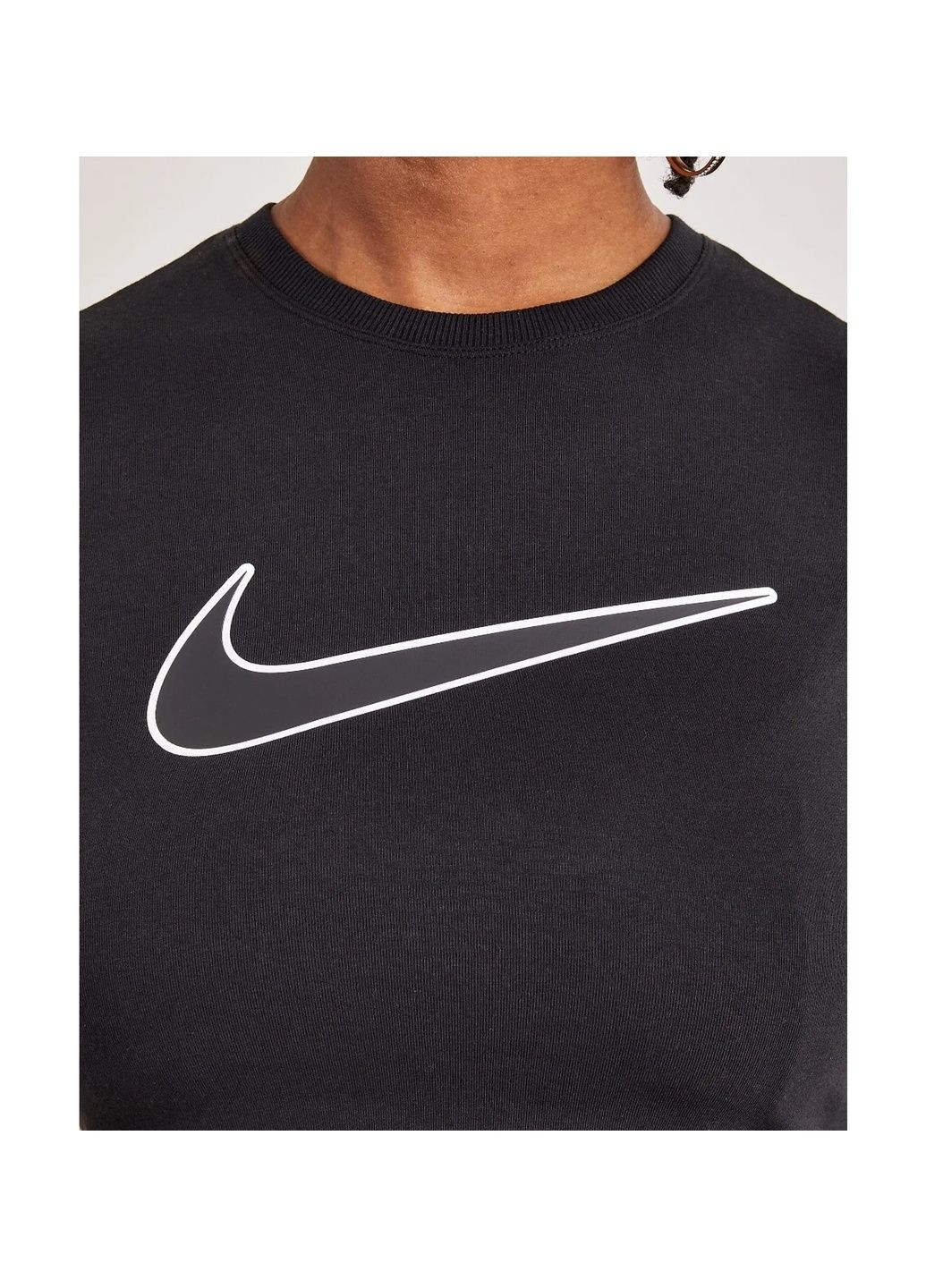 Футболка жіноча Cropped Tee Black Nike - (365962193)