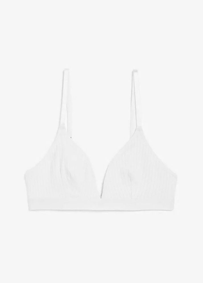 Білий бюстгальтер Monki бавовна