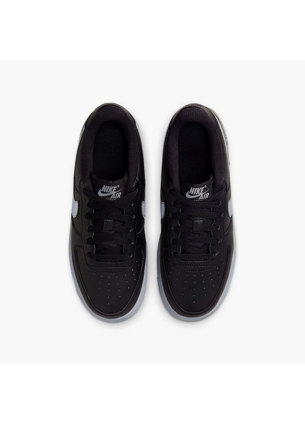 Кроссовки женские Air Force 1 Black Nike чёрные (364836664)