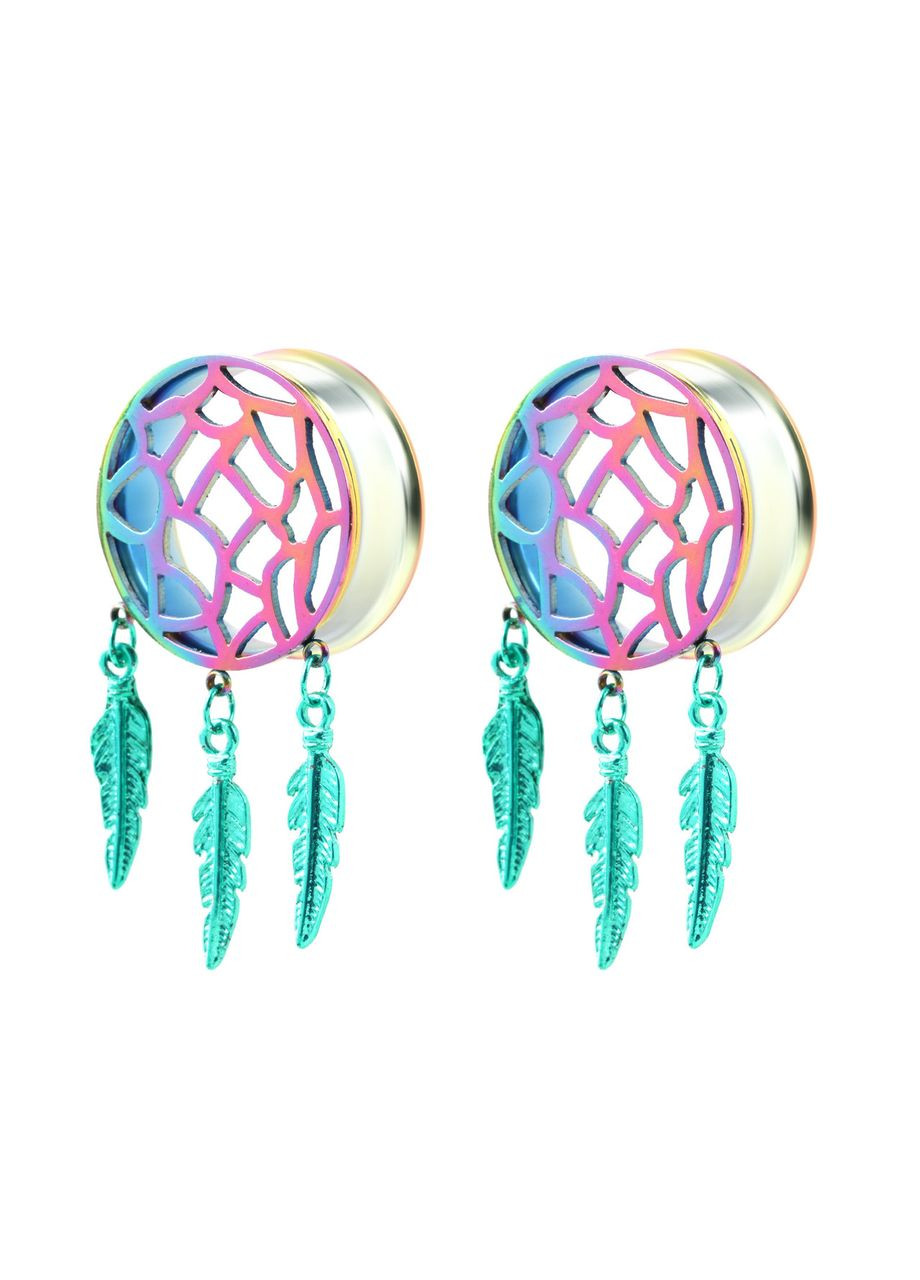 Тунелі зі сталі з підвісками, ловець снів No Brand (372131094)