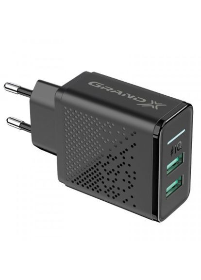 Зарядний пристрій Grand-X CH-60 2USB 5V 3,1A (268147465)