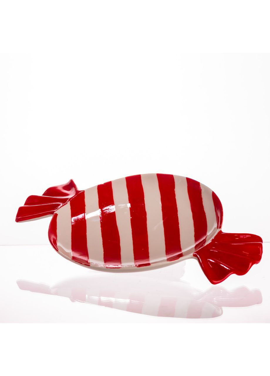 Тарілка для десертів у формі цукерки порцелянова 15.5 см Yiwu (368703994)