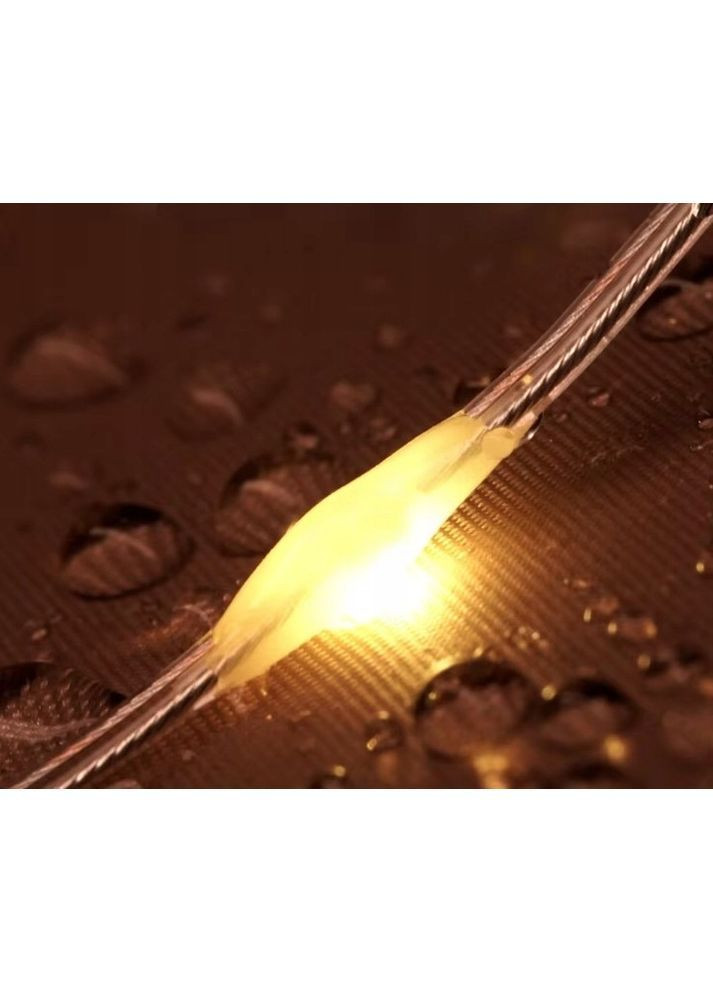 Профессиональная LED-гирлянда 22м 200 диодов с пультом дистанционного управления, 8 режимов, USB, медная проволока SunLamp (362191849)