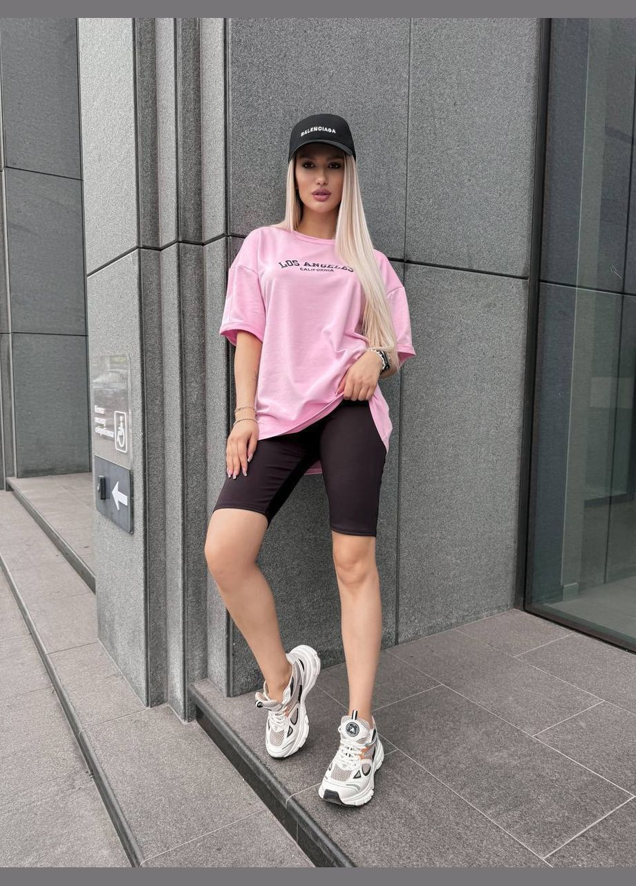 Розовый летний женский комплект FINO Mode