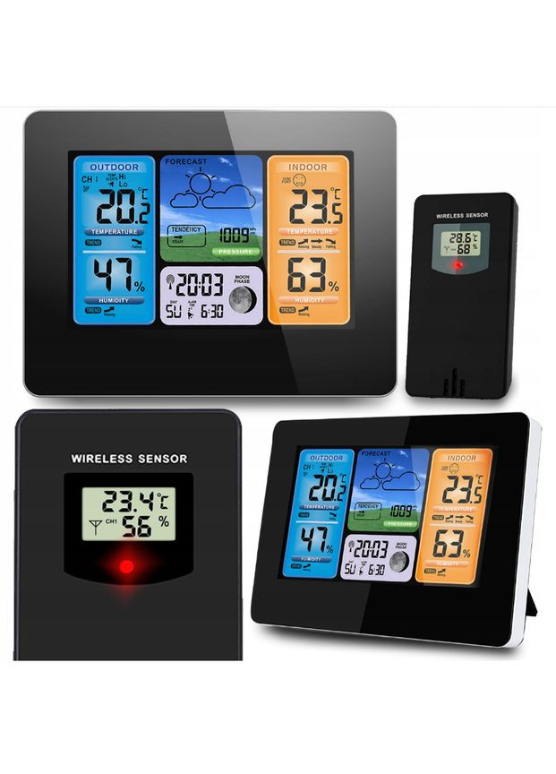 Метеостанция BD-902 Black (390200) Berdsen (346531220)