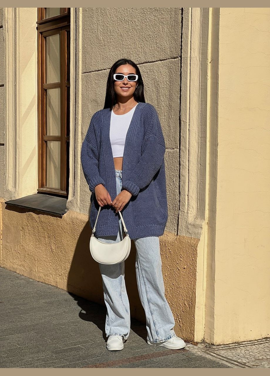 Жіночий напіввовняний кардиган Fashion (322566069)