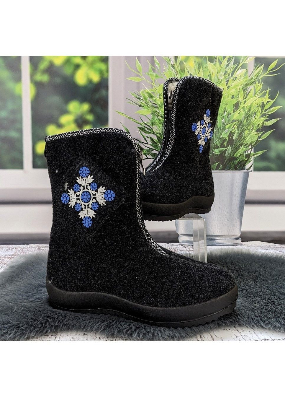 Зимние ботинки женские Progress войлок