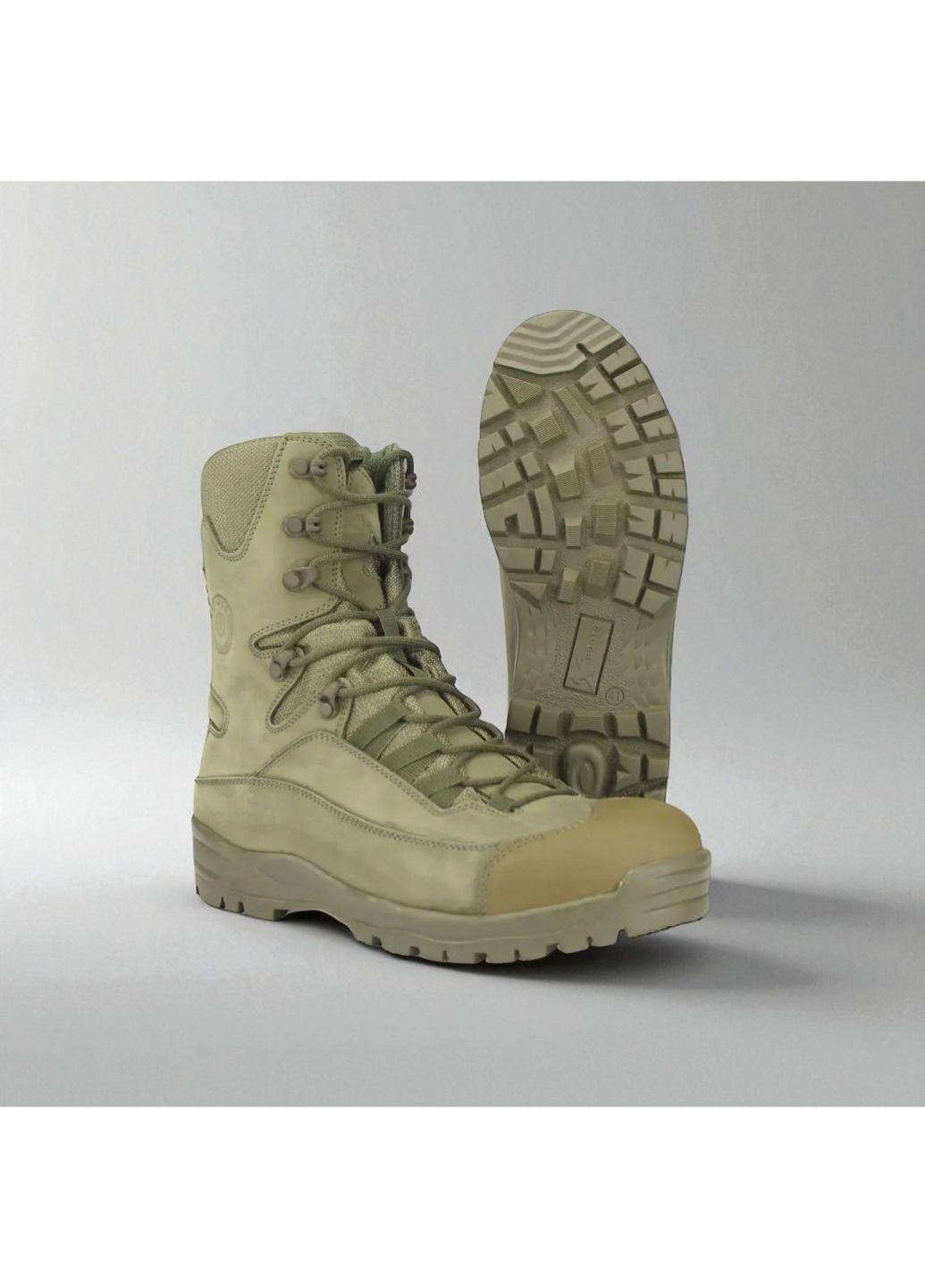 Військові Чоловічі Демісезонні Берці із Шкіри. 36-47р Олива. Витримують постійні навантаження! STDM-1065 No Brand (349513048)