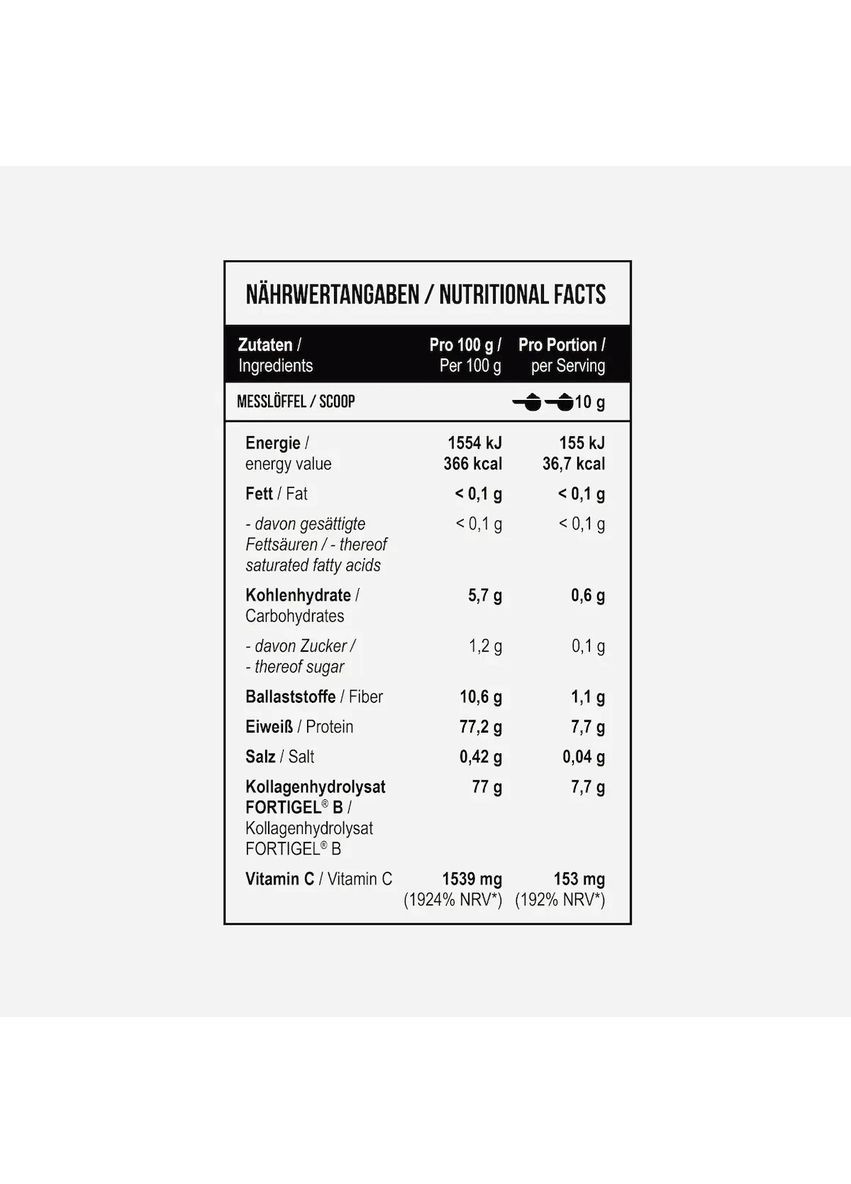 Гідролізат яловичого колагену Collagen Peptides + Vitamin C зелене яблуко 500 г MST (361115067)