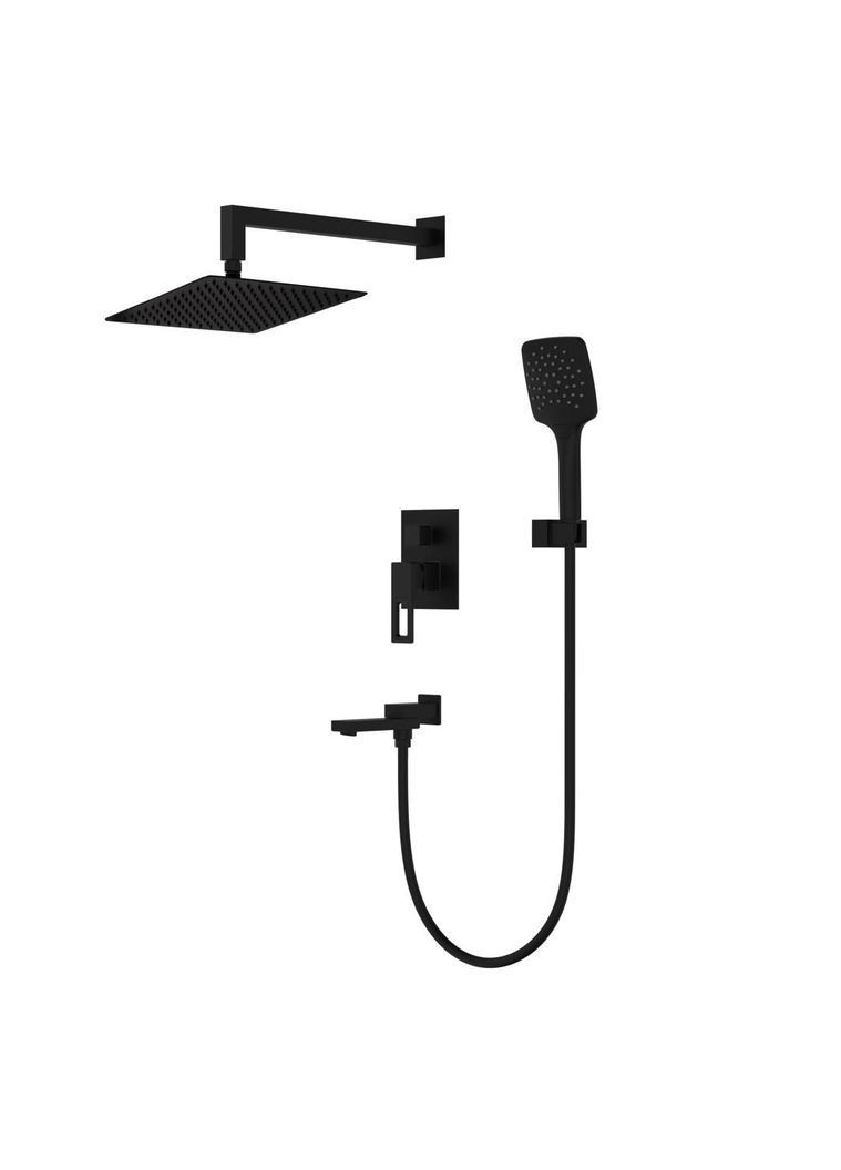 Встраиваемая душевая система G7117-6, излив - переключатель на лейку, 3-функции, черный GAPPO (372994982)