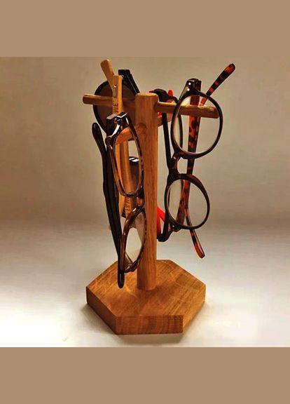 Органайзер для очков из дерева Рустави охра (ОЧК-000804) No Brand (328076321)