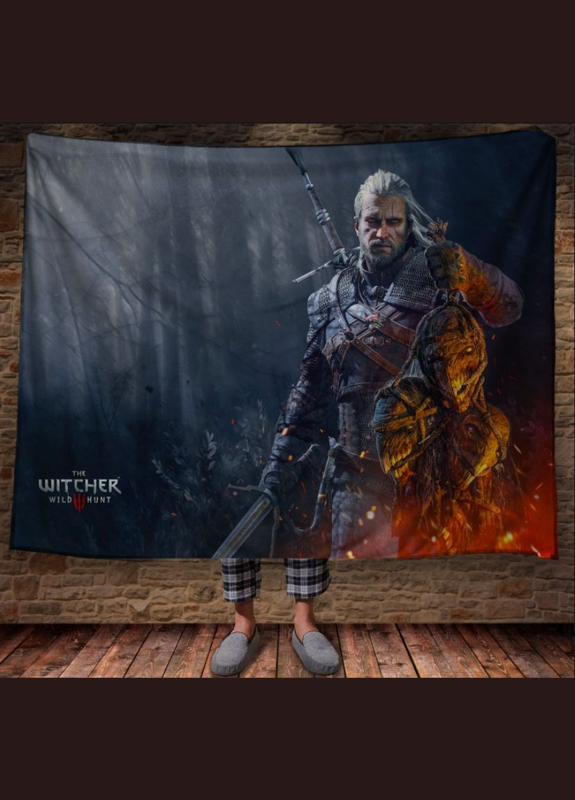 Плед с 3D принтом Ведьмак Перша Креативна мануфактура PERFECTUS Плед (301868653)