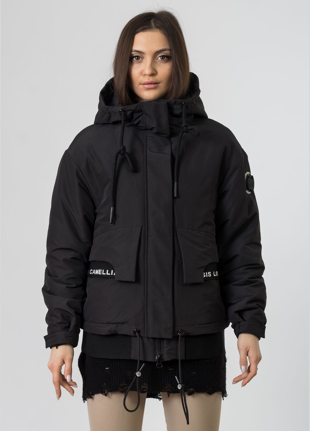 Черный Пуховик Towmy