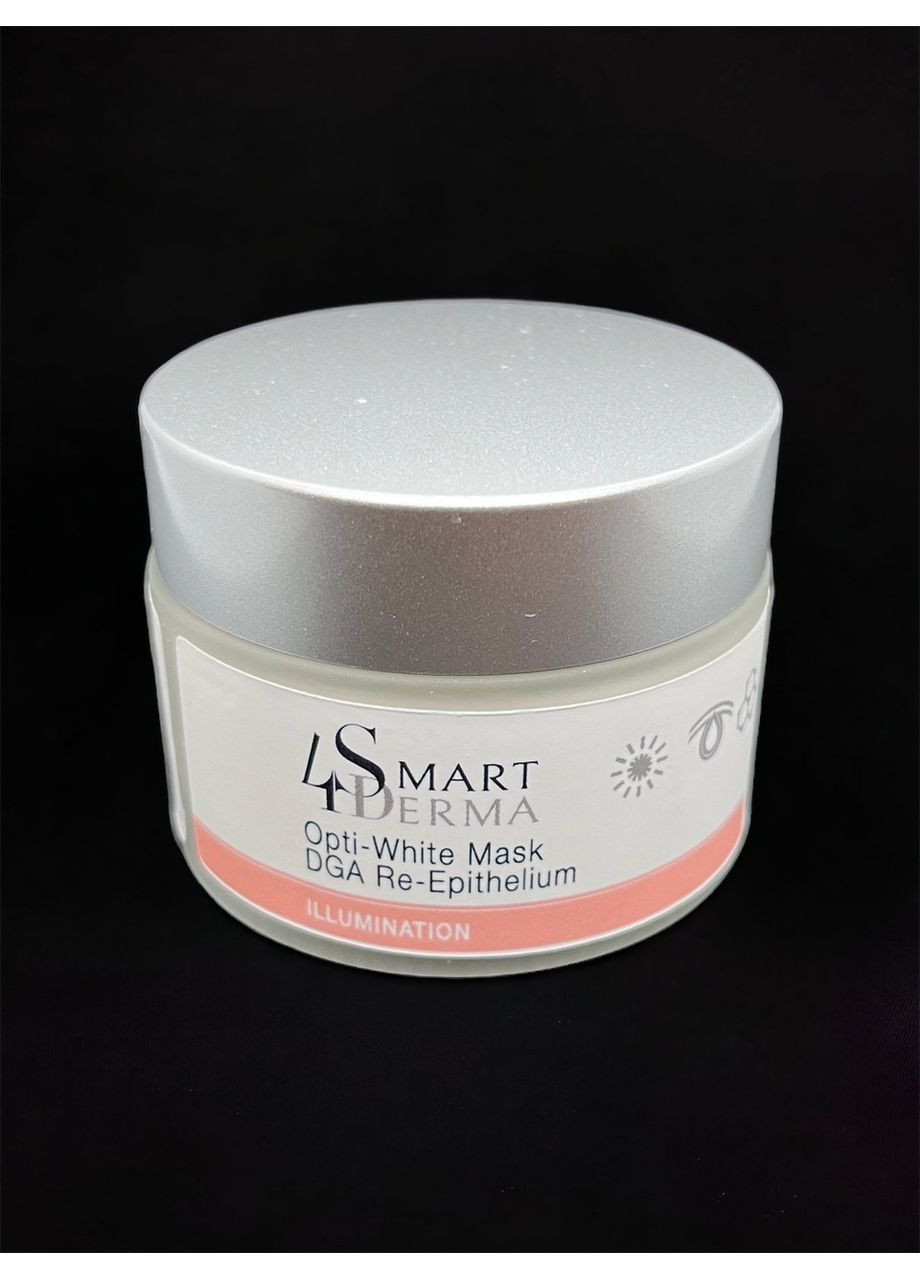 Smart4Derma Оптически отбеливающая реэпителизующая маска против пигментации OPTI-WHITE MASK DGA RE-EPITHELIUM 50 мл — Крем, Украина (368831087)