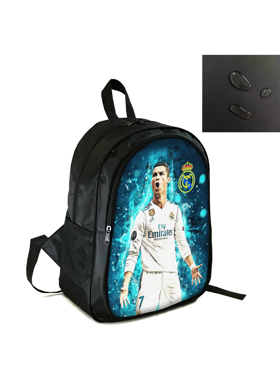 Рюкзак школьный/городской 38×28см с принтом Криштиану Роналду детский, подростковый,спортивный,футболисту (4241) No Brand (365588878)