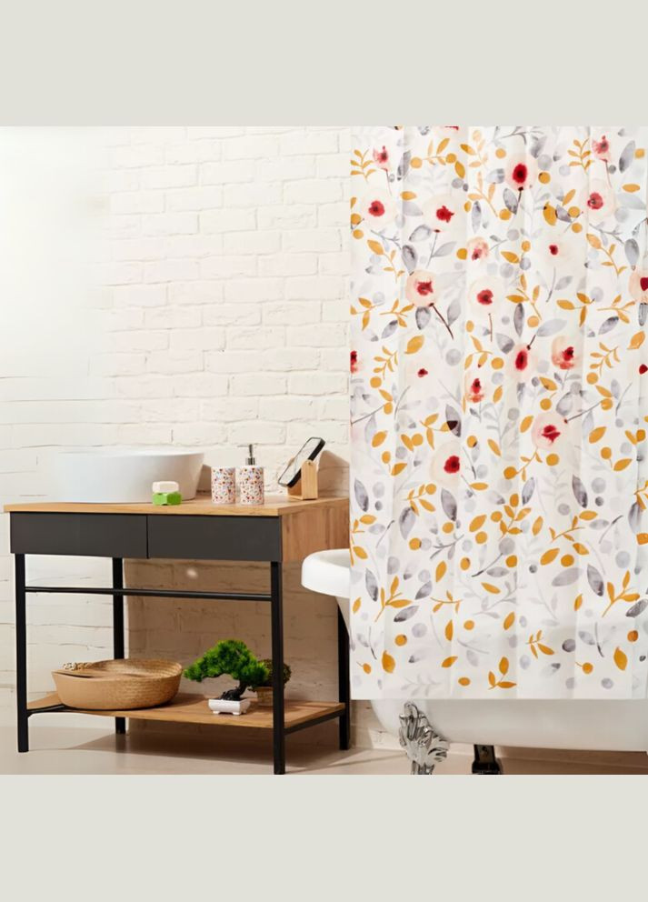 Набір аксесуарів для ванної кімнати та душу і комплект у ванну: шторка, стакан для щіток, дозатор для мила No Brand (344573510)