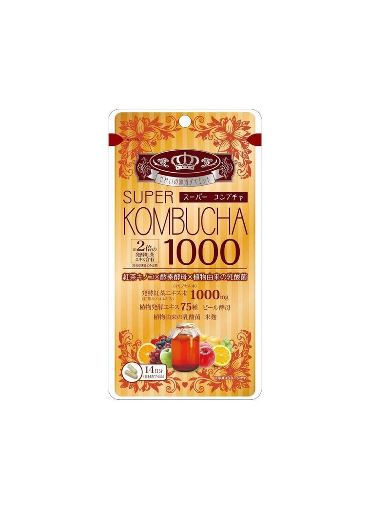 Комбуча – ферментований чорний чай Super Kombucha Yuwa (371337876)