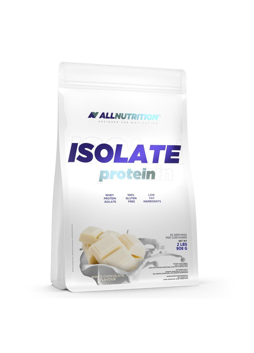 Протеїн Isolate Protein - 2000g White Chocolate Allnutrition (285736318)