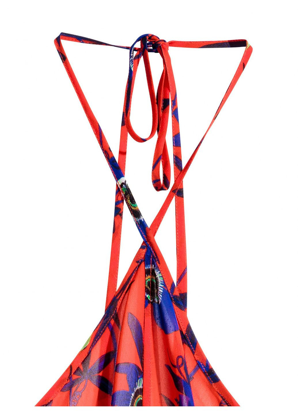 Красная майка с вырезом H&M