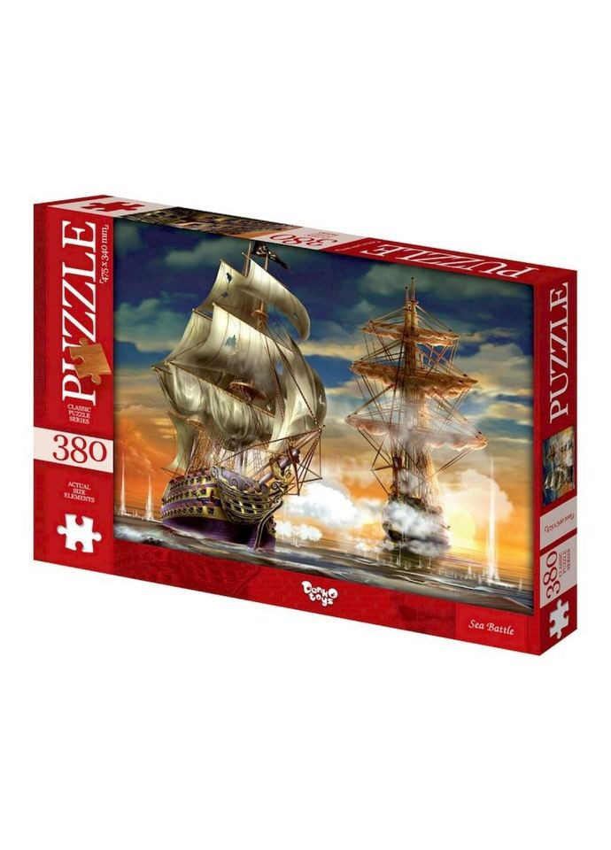Пазлы классические "Морские баталии" C380-06-08, 380 элементов No Brand (330609803)