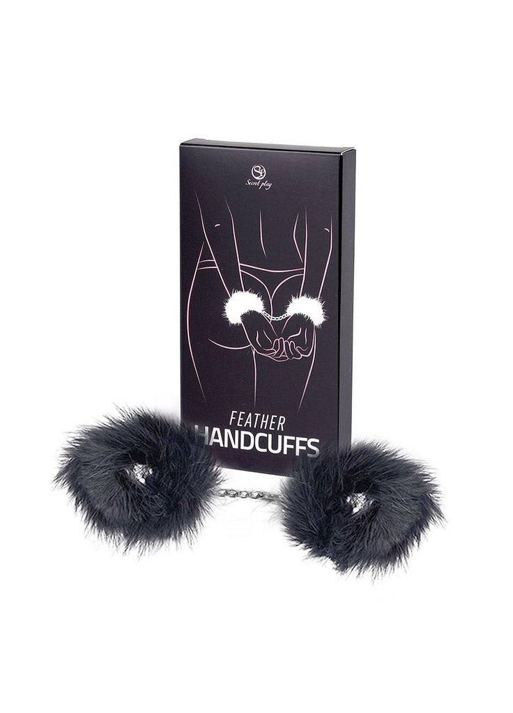 Наручники - Black Marabou Handcuffs Secret Play (367088506)