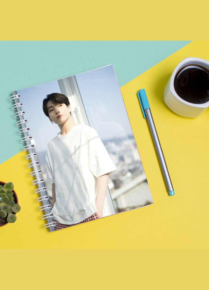 Скетчбук Sketchbook (блокнот) для малювання з принтом Твій викрадач Чон Чонгук - Jungkook Jeon Кавун блокнот для малювання (316133622)
