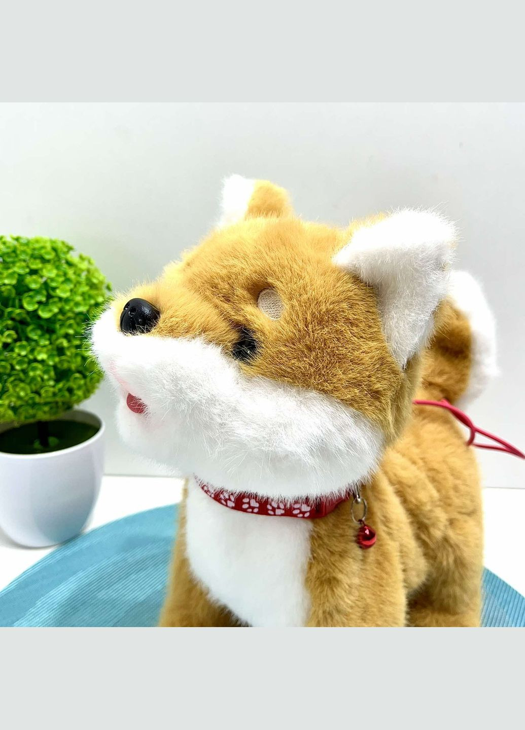 Собачка интерактивная на пульту сенсорная ходит машет хвостом лает Коричнева (933-158Е) No Brand (321971008)