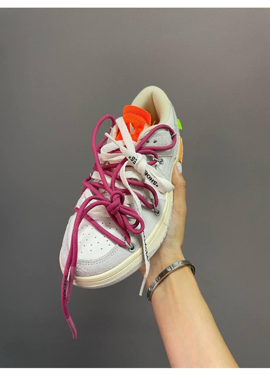 Сірі Осінні кросівки чоловічі nike sb dunk low off white grey найк сб данк No Brand