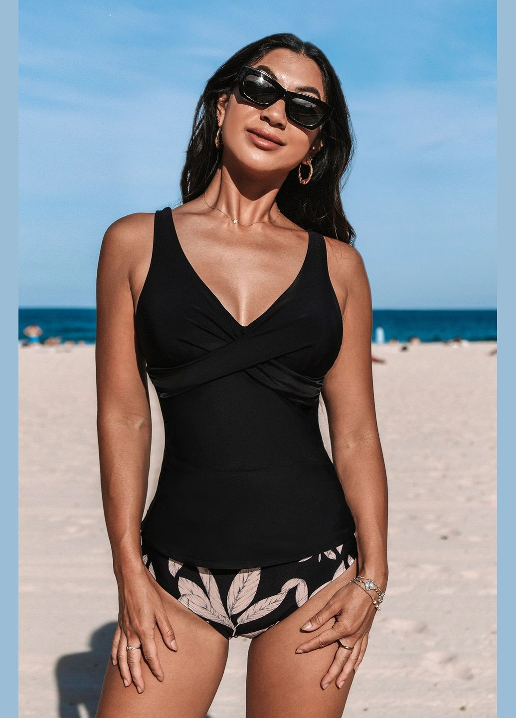 Комбинированный летний купальник CUPSHE