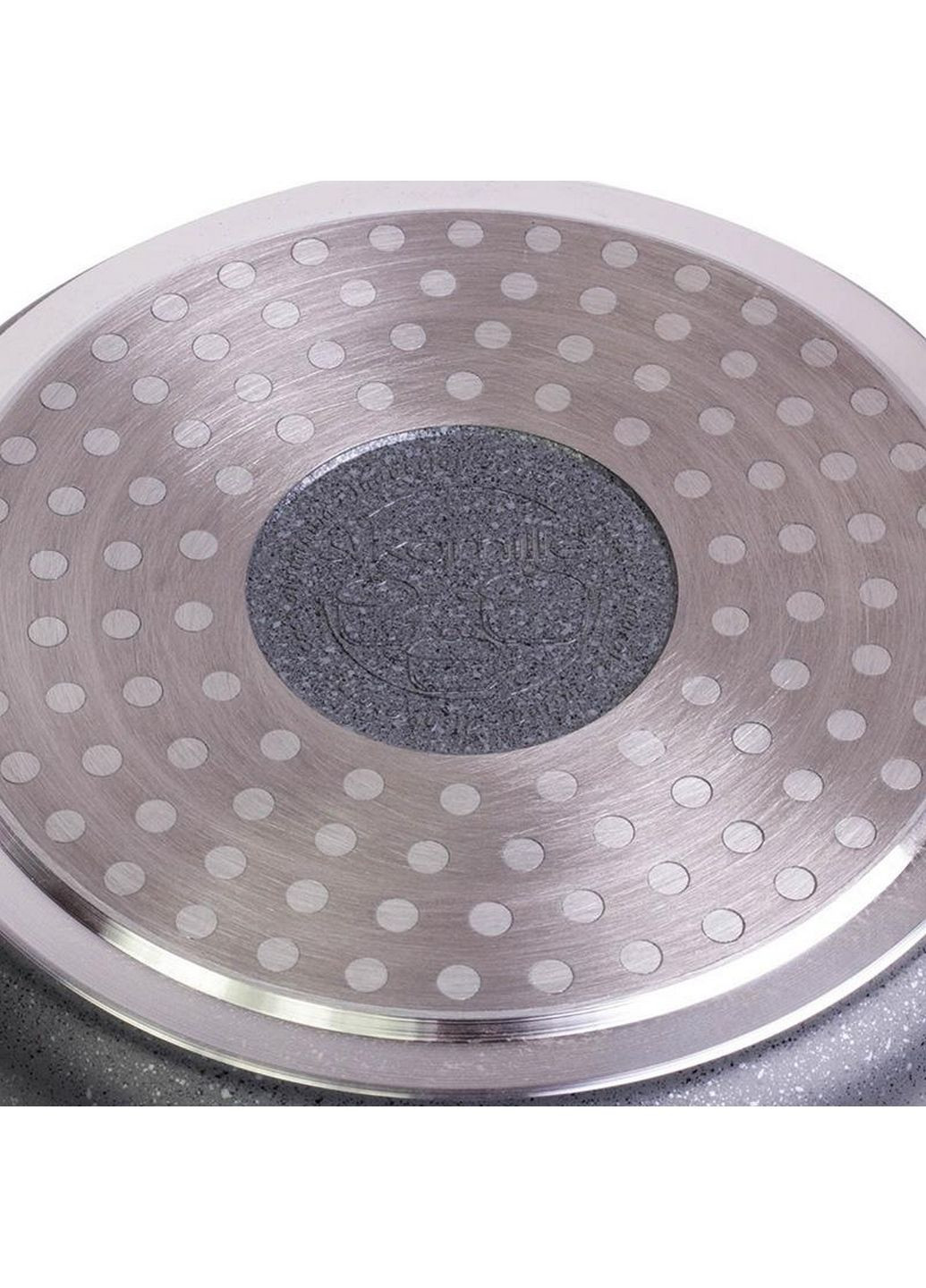 Каструля Landes Grey 4.5л з литими алюмінієвими ручками Ø24х11,5 см Kamille (289365234)