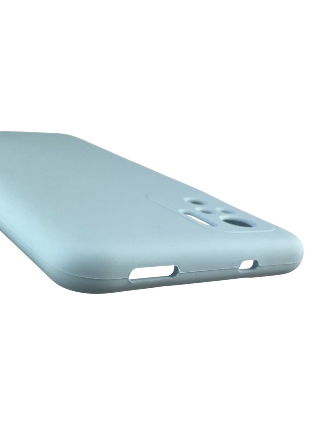 Чехол для POCO M5s силиконовый с микрофиброй нескользящий на сяоми поко м5с голубой Xiaomi (366390522)