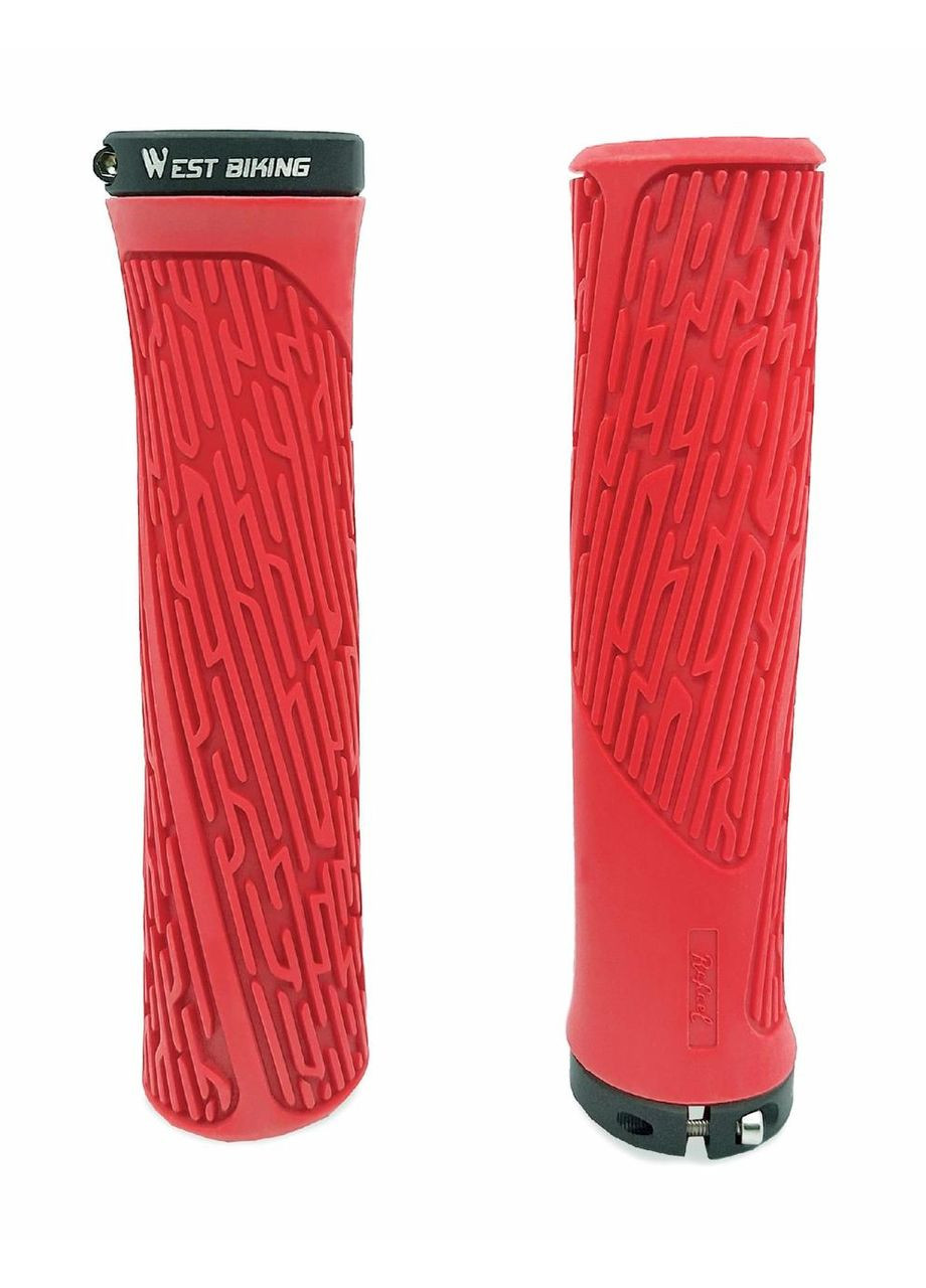 Грипсы YP0804061 прямые 130 мм с алюминиевым замком (G0000972) West Biking (355802974)
