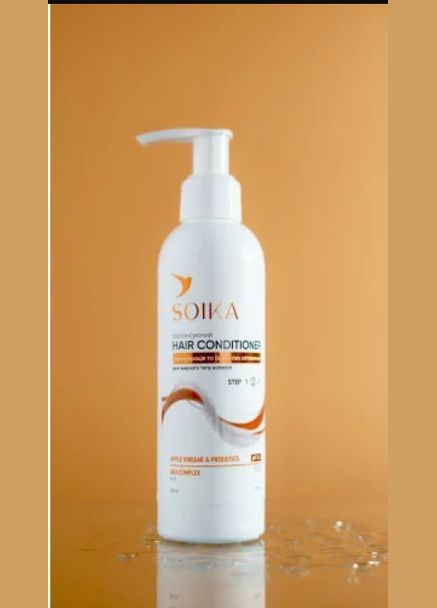 Набор для восстановления волос 4 в 1: шампунь, бальзам, спрейтермозащита, зеркальная вода Soika (289362365)
