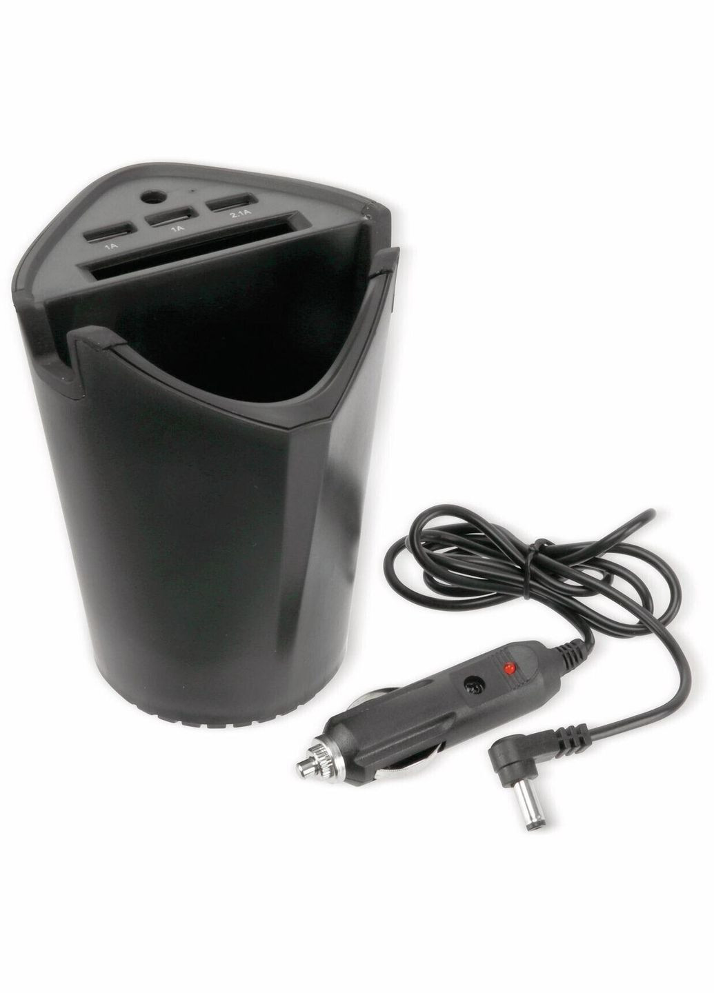 Автомобільна USB зарядна база з підставкою для телефону, планшету 4.1A від прикурювача No Brand (300657661)