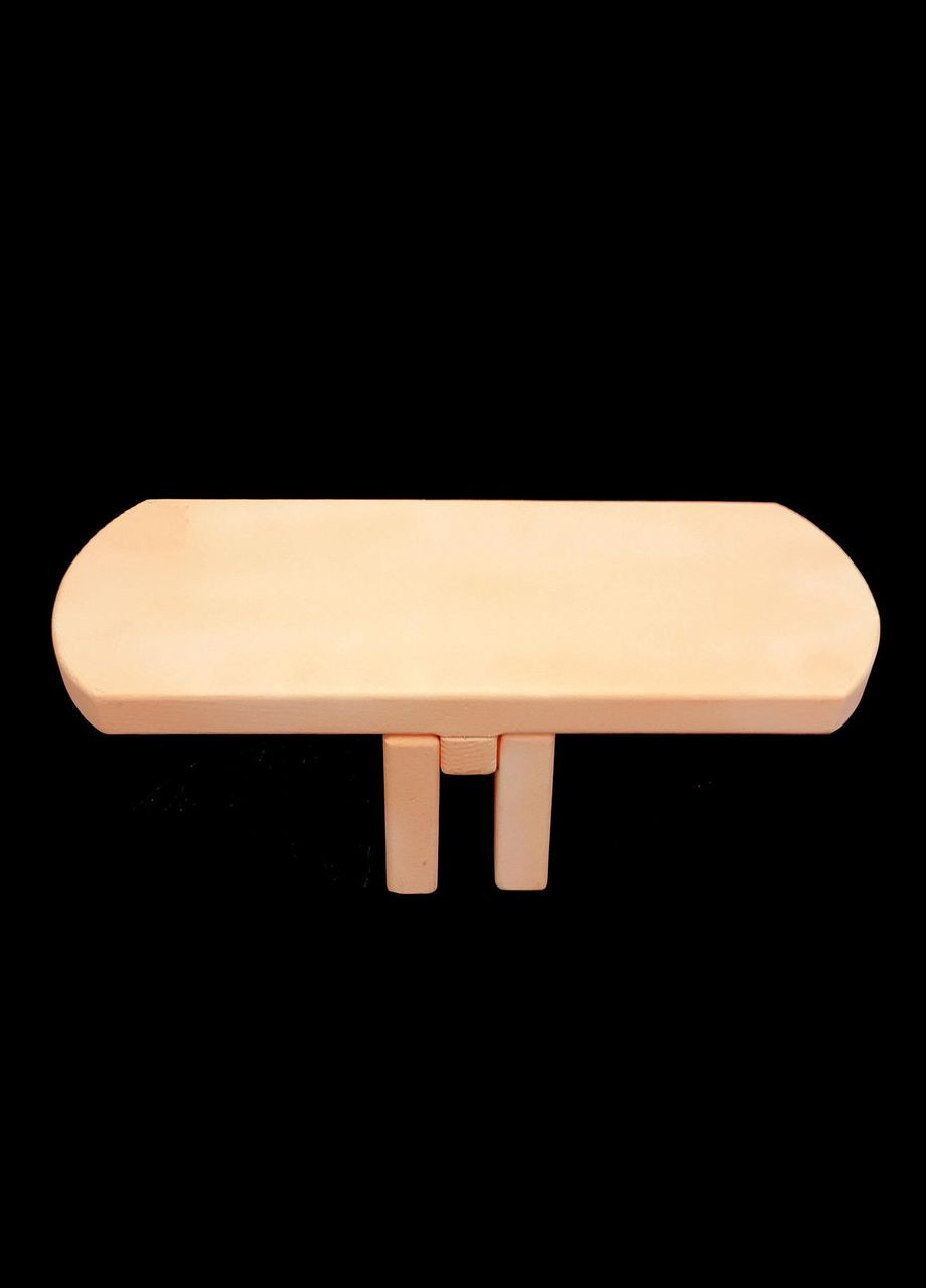 Скамейка для медитации из дерева Чеопари грейпфрут (СМЕ-000254) No Brand (328227104)