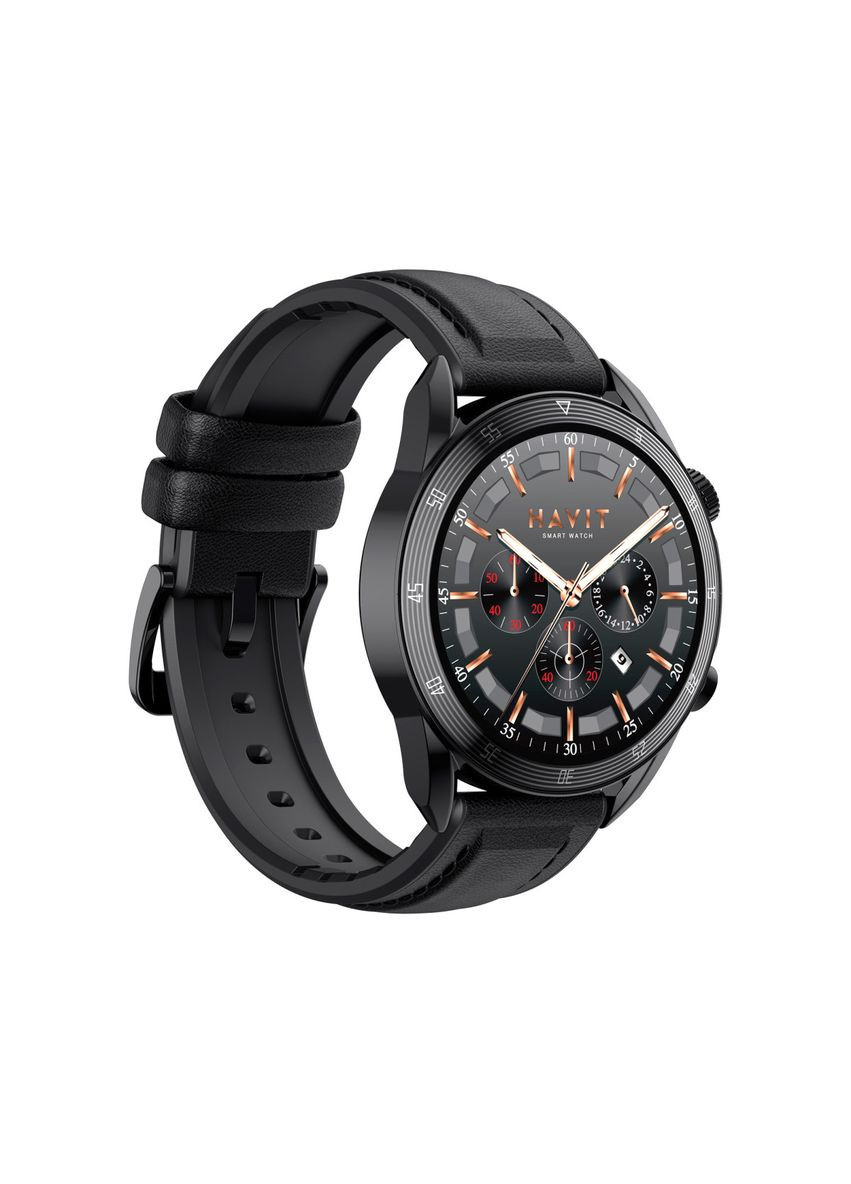 Смарт часы HV-M9030 PRO IP68 Bluetooth Call Black Havit (363970185)