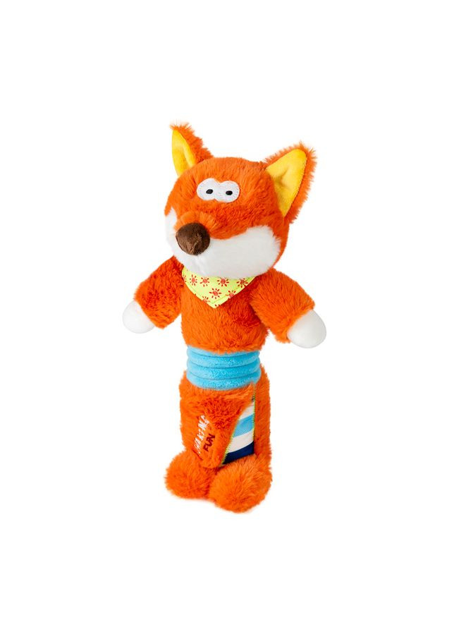Іграшка для собак Лис з великою пищалкою Shaking Fun, текстиль, плюш, 32 см GiGwi (322002212)