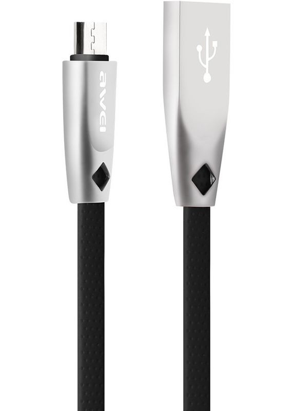 Кабель CL96 Micro cable 1m Black Awei (301465602)