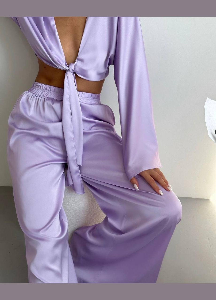 Жіночий бузковий костюм No Brand (340424183)